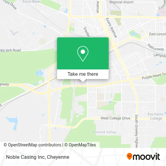 Noble Casing Inc map
