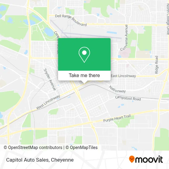 Capitol Auto Sales map