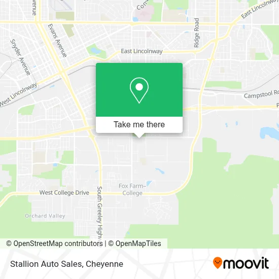 Stallion Auto Sales map