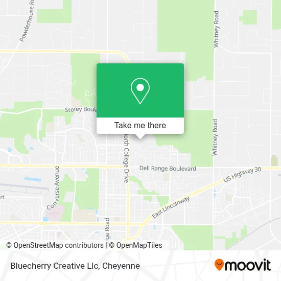 Bluecherry Creative Llc map