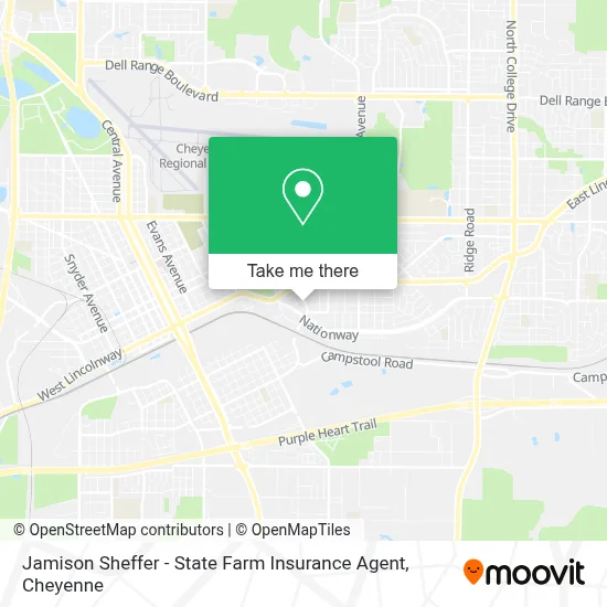 Jamison Sheffer - State Farm Insurance Agent map