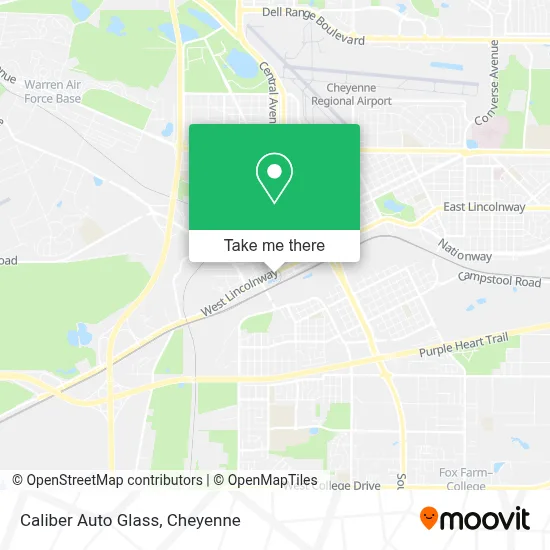 Caliber Auto Glass map