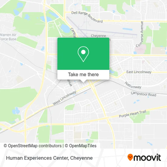 Human Experiences Center map