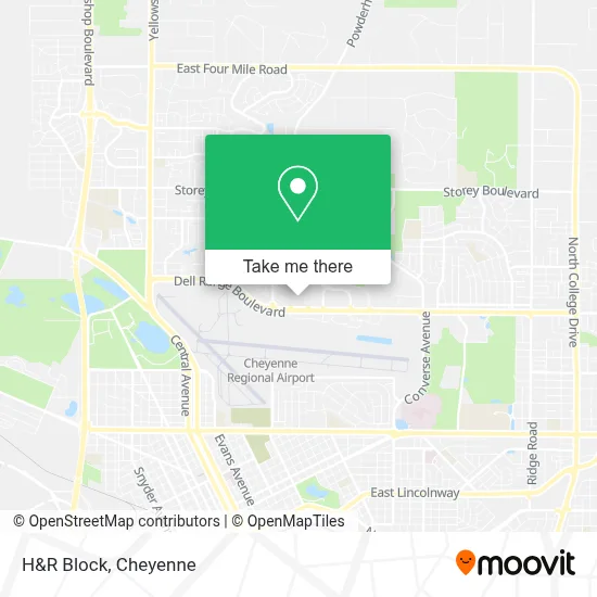 H&R Block map