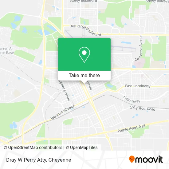 Dray W Perry Atty map