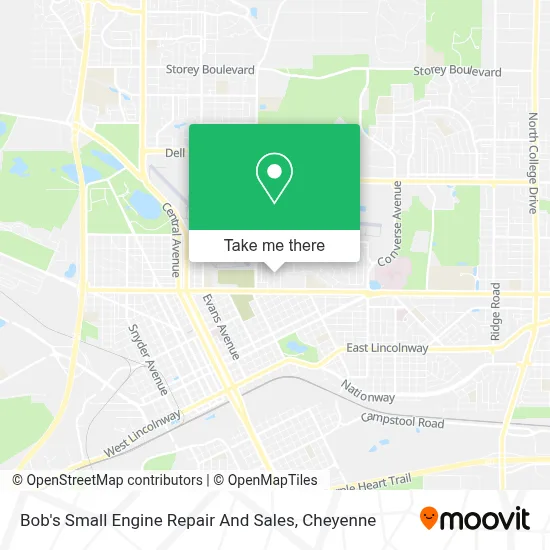 Bob's Small Engine Repair And Sales map
