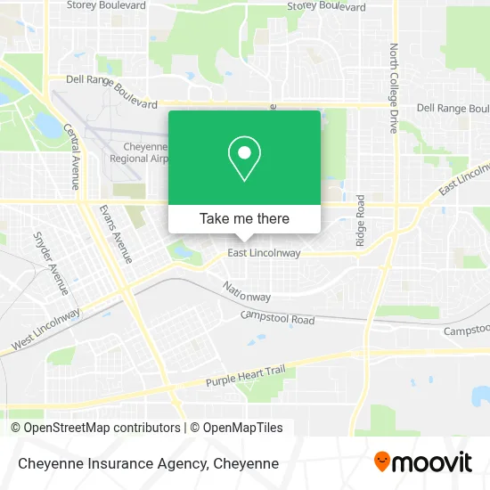 Cheyenne Insurance Agency map