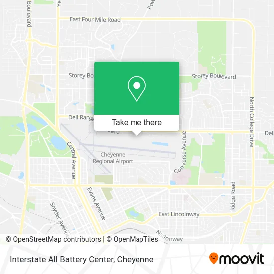 Interstate All Battery Center map