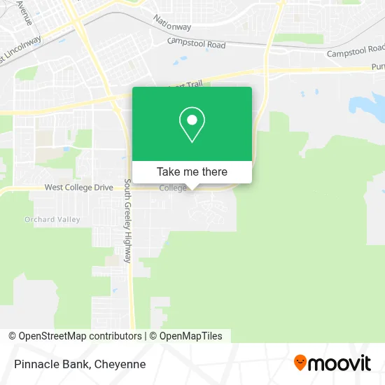 Pinnacle Bank map