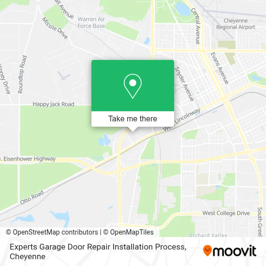 Experts Garage Door Repair Installation Process map