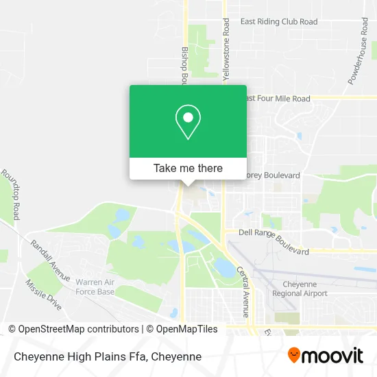 Cheyenne High Plains Ffa map