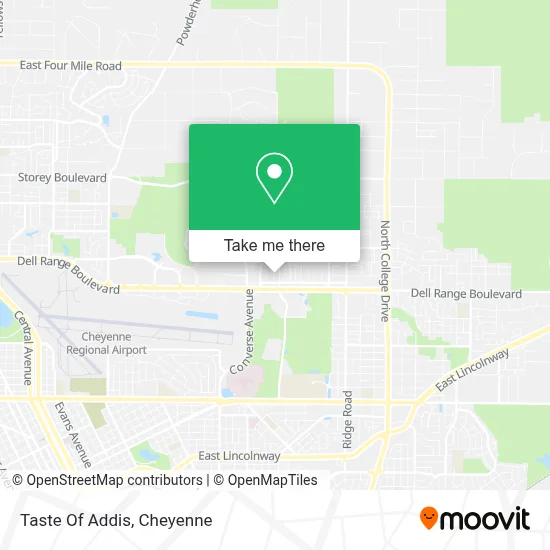 Taste Of Addis map