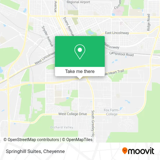 Springhill Suites map