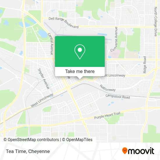 Tea Time map