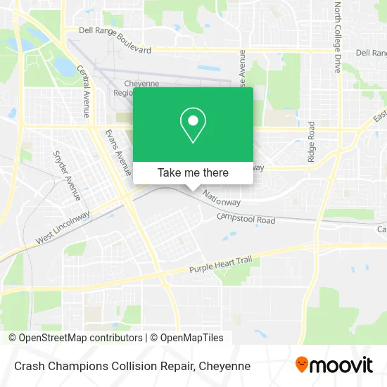 Crash Champions Collision Repair map