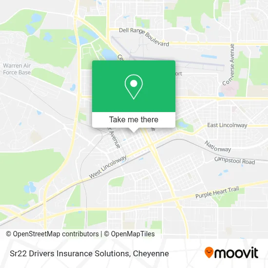 Sr22 Drivers Insurance Solutions map