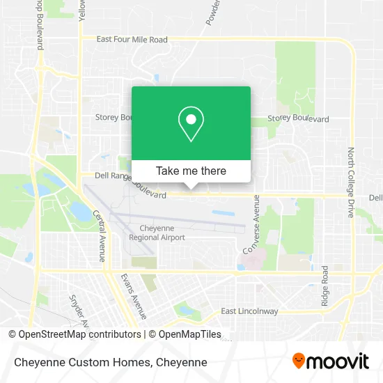Cheyenne Custom Homes map