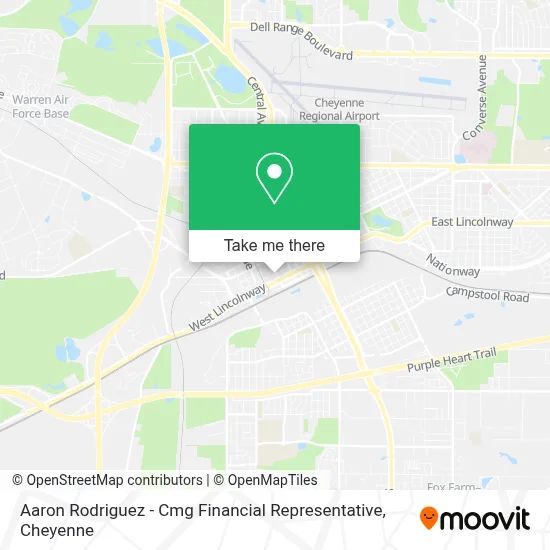 Aaron Rodriguez - Cmg Financial Representative map