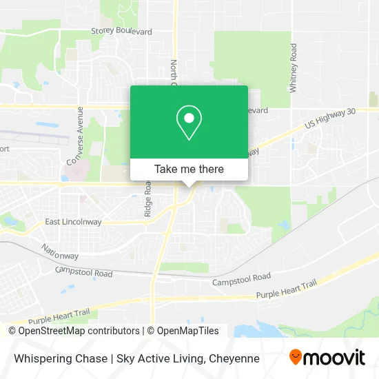 Whispering Chase | Sky Active Living map