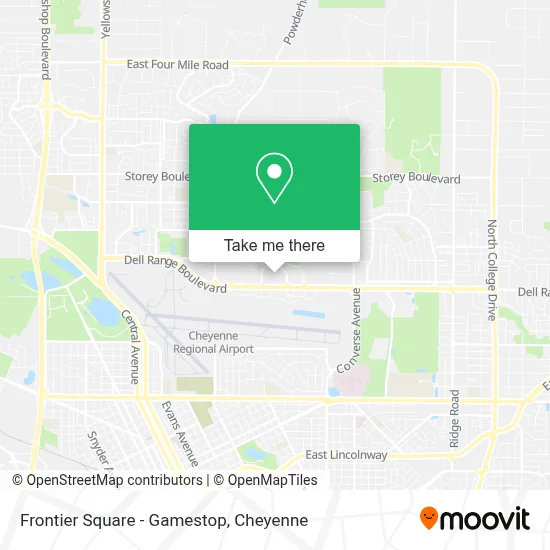 Frontier Square - Gamestop map