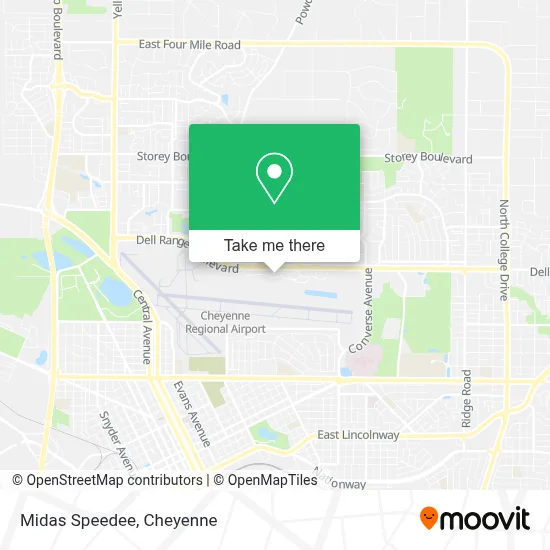 Midas Speedee map