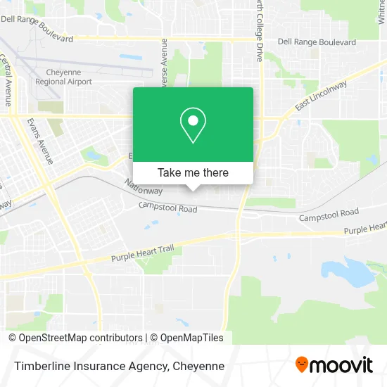 Timberline Insurance Agency map
