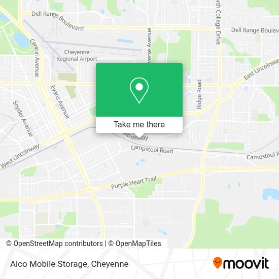 Alco Mobile Storage map