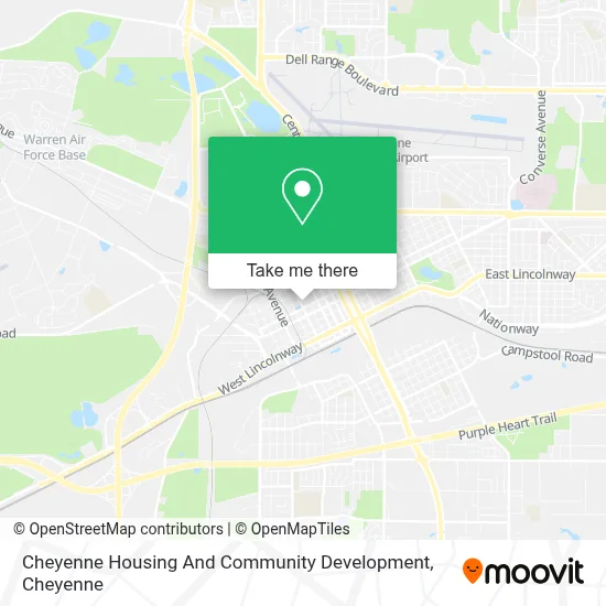Cheyenne Housing And Community Development map