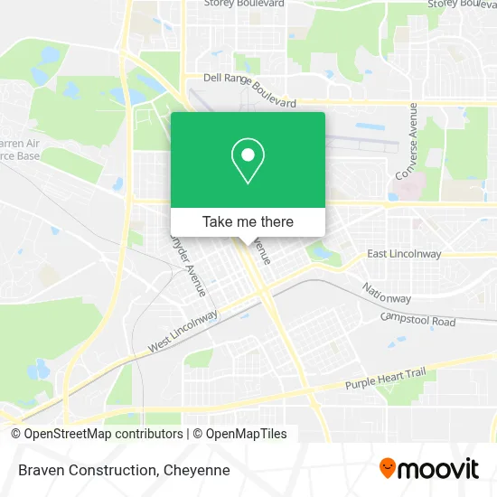 Braven Construction map