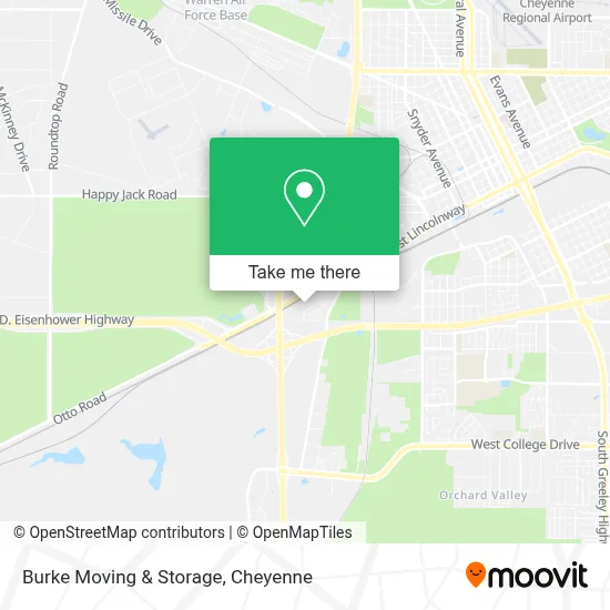 Burke Moving & Storage map