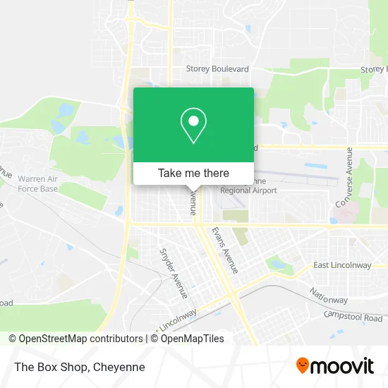 The Box Shop map