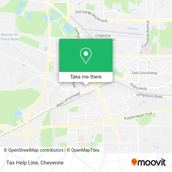 Tax Help Line map