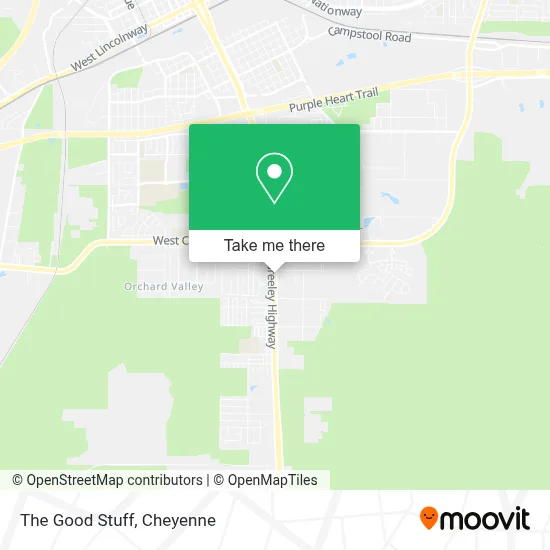 The Good Stuff map
