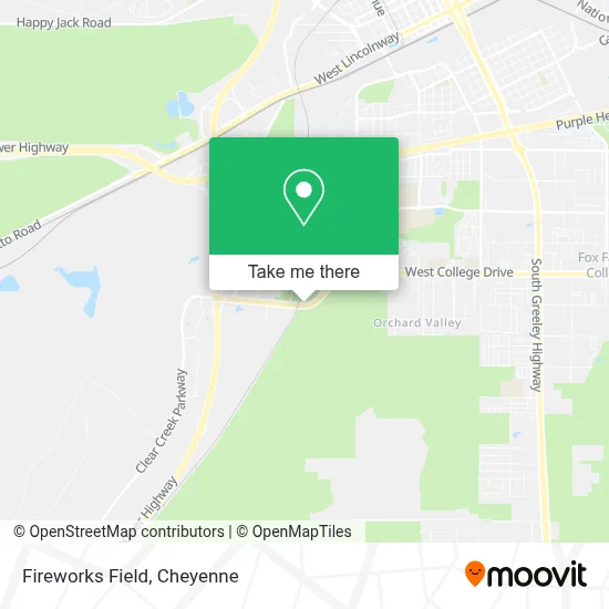 Fireworks Field map