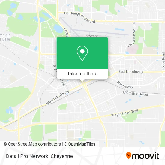 Detail Pro Network map