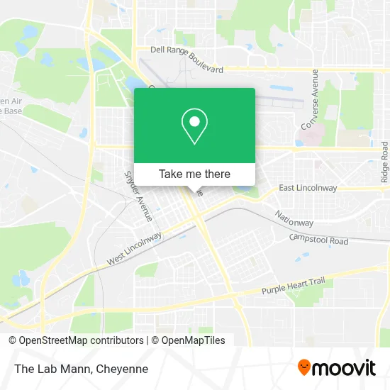 The Lab Mann map
