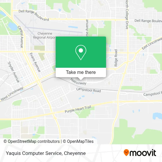Yaquis Computer Service map