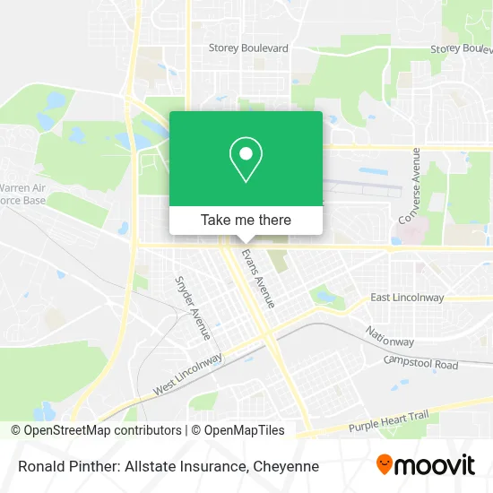 Ronald Pinther: Allstate Insurance map