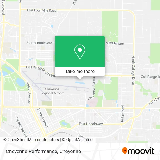 Cheyenne Performance map