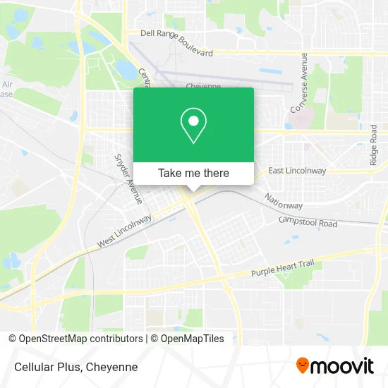Cellular Plus map