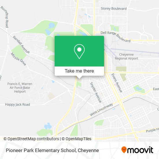 Pioneer Park Elementary School map