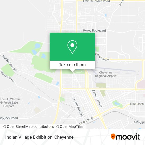 Mapa de Indian Village Exhibition