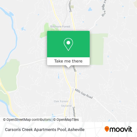 Carson's Creek Apartments Pool map