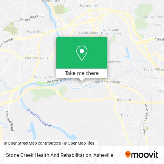 Stone Creek Health And Rehabilitation map