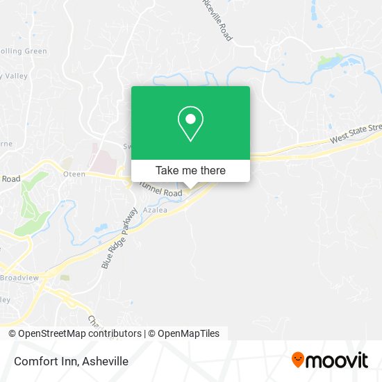 Mapa de Comfort Inn