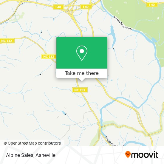 Alpine Sales map