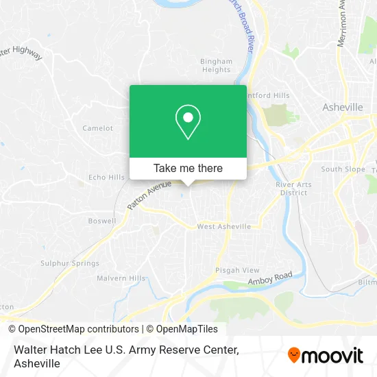 Mapa de Walter Hatch Lee U.S. Army Reserve Center