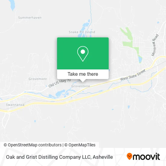 Oak and Grist Distilling Company LLC map