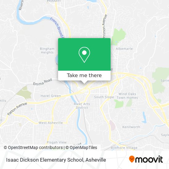 Isaac Dickson Elementary School map