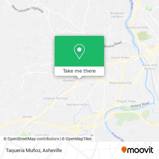 Mapa de Taqueria Muñoz